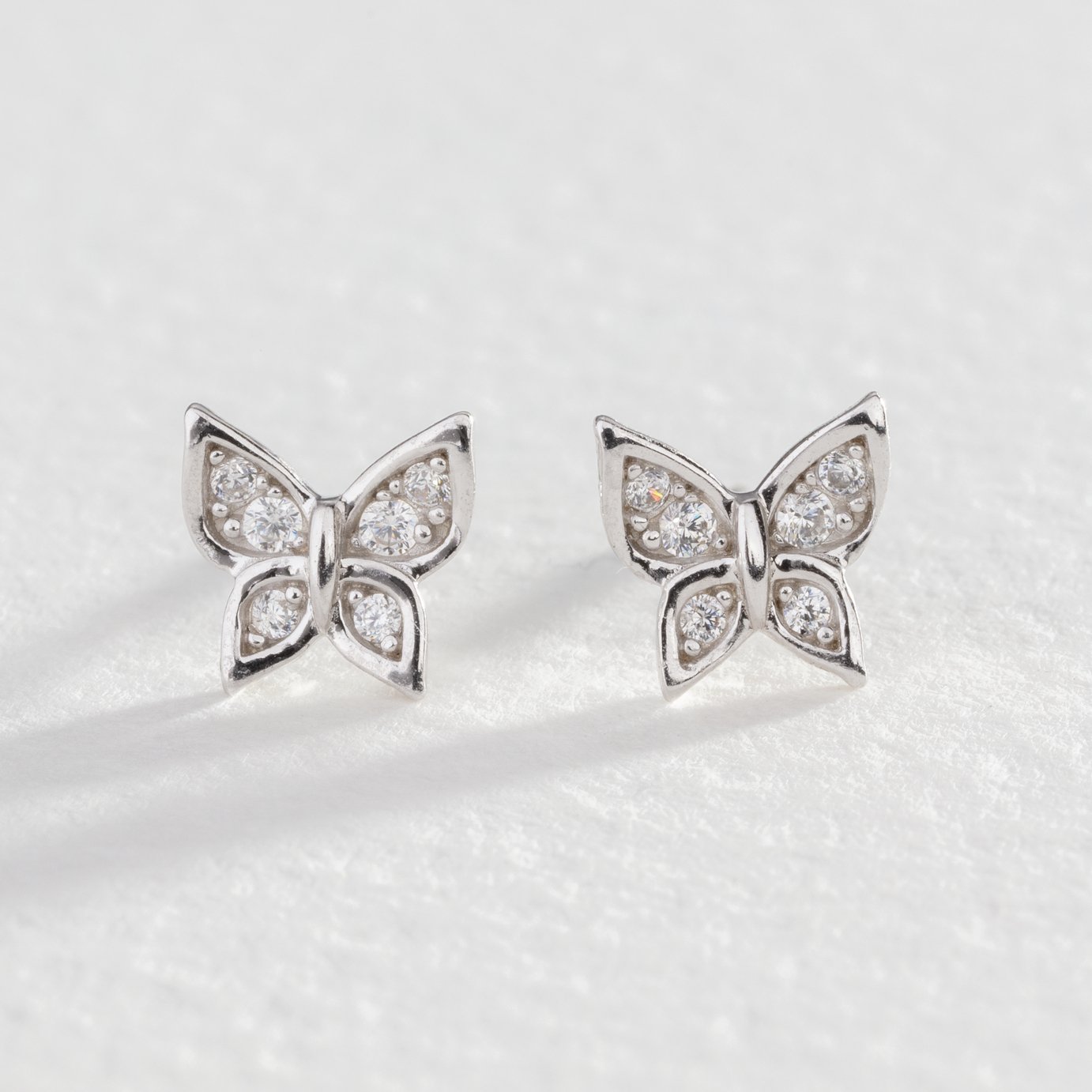 Revere Sterling Silver Cubic Zirconia Butterfly Earrings Review