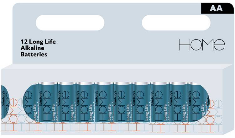 Argos Home Alkaline AA Batteries - Pack of 12