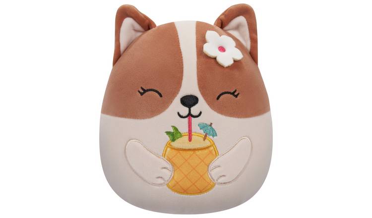 Original Squishmallows 7.5-inch - Regina the Brown Corgi