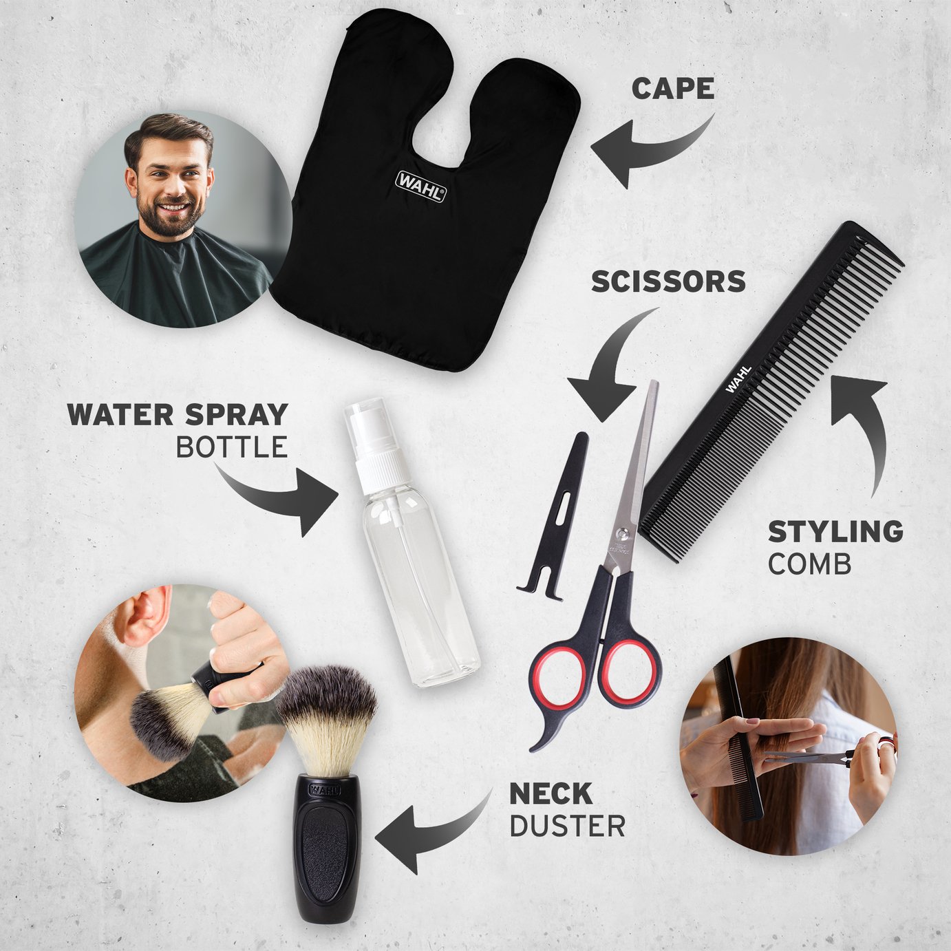 hair cutting comb argos