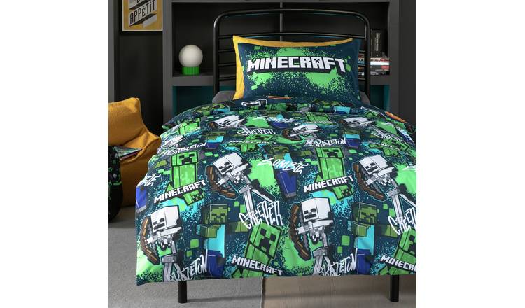 Minecraft Graffiti Kids Bedding Set - Single