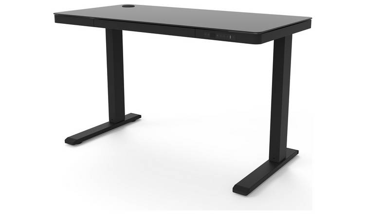 Koble Juno 1 Drawer Office Desk - Black