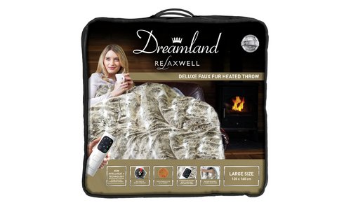 Dreamland relaxwell discount deluxe faux fur