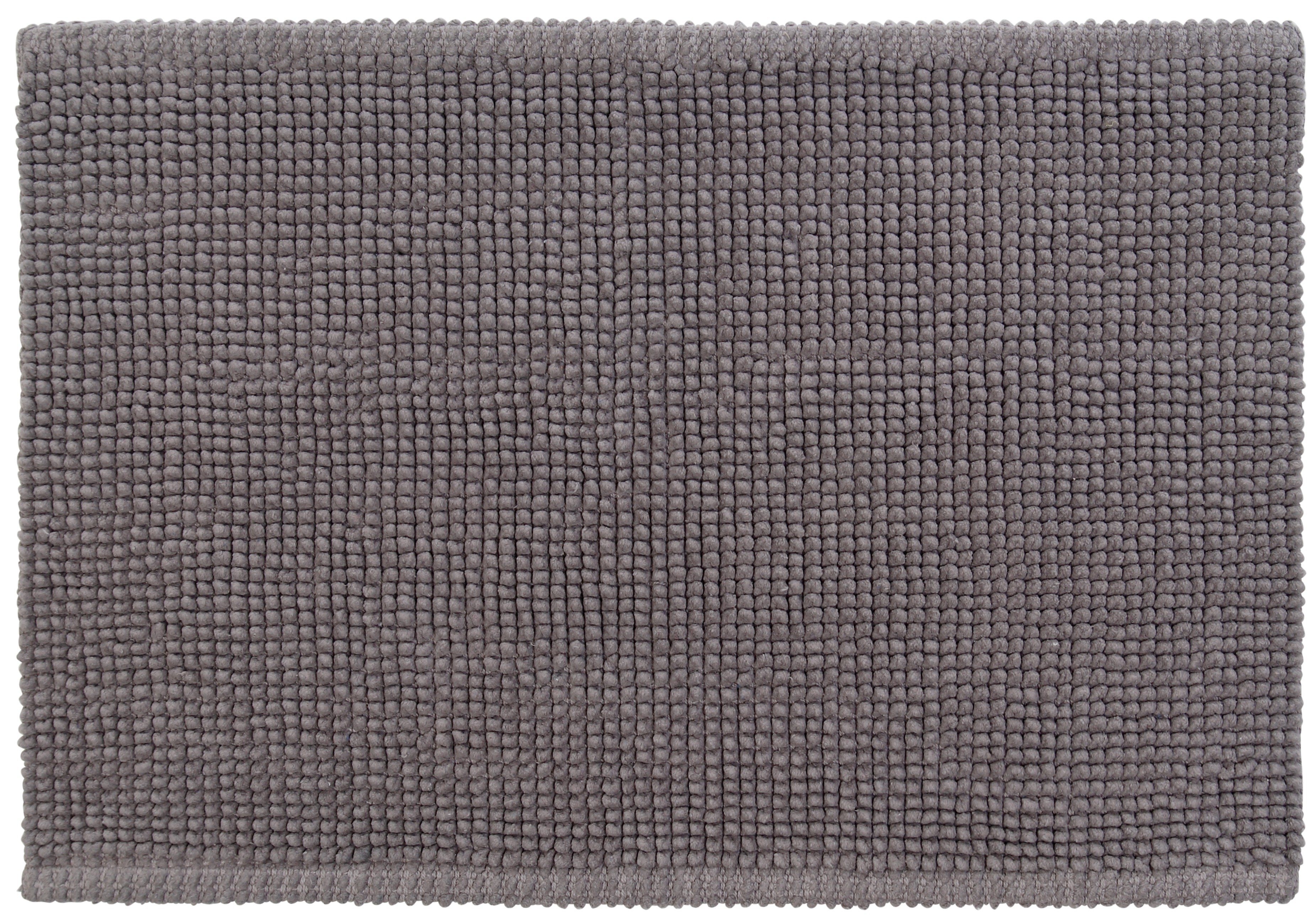 ColourMatch Bobble Bath Mat - Flint Grey