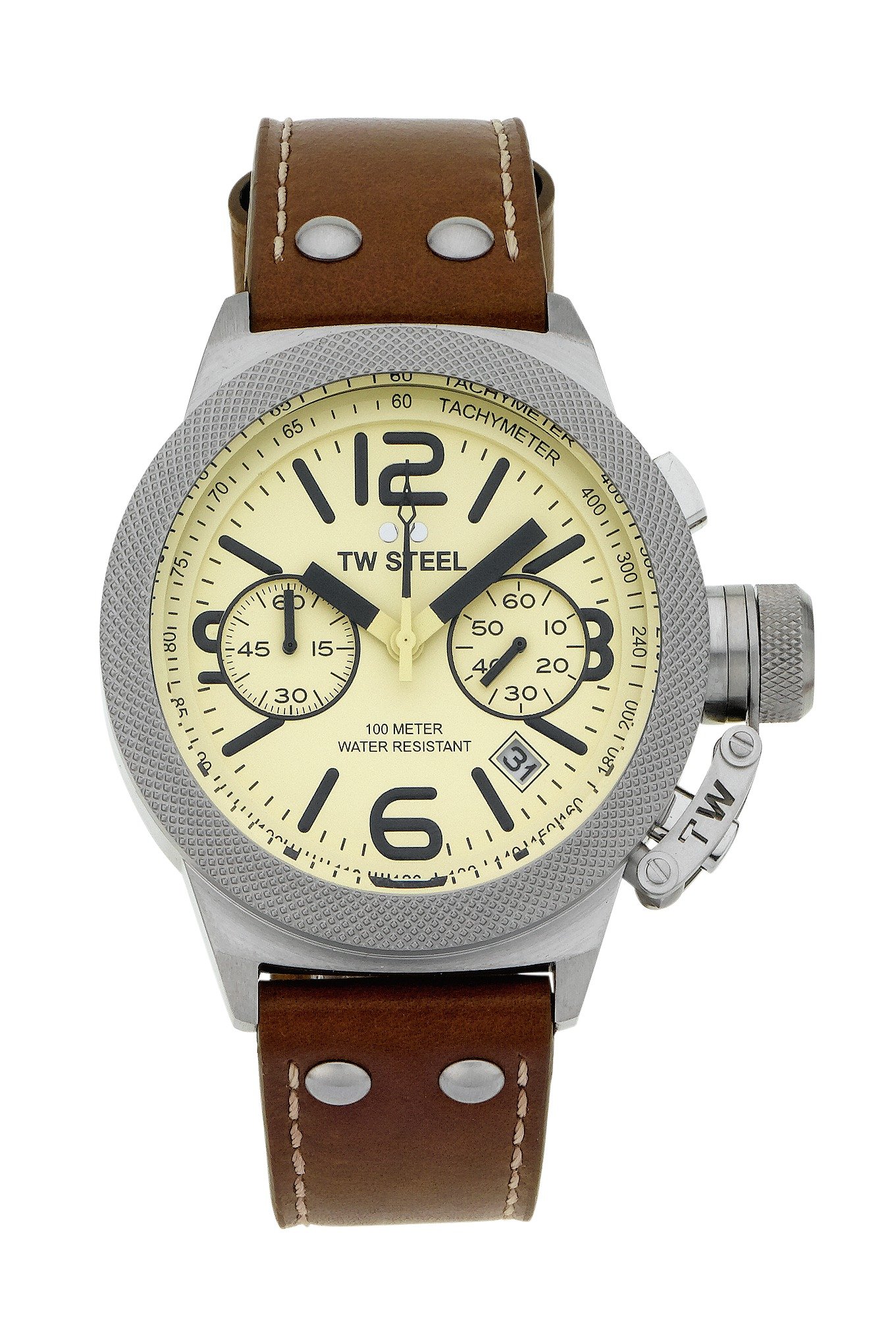 TW Steel Men s Canteen TWCS13 Chronograph Strap Watch 5267257