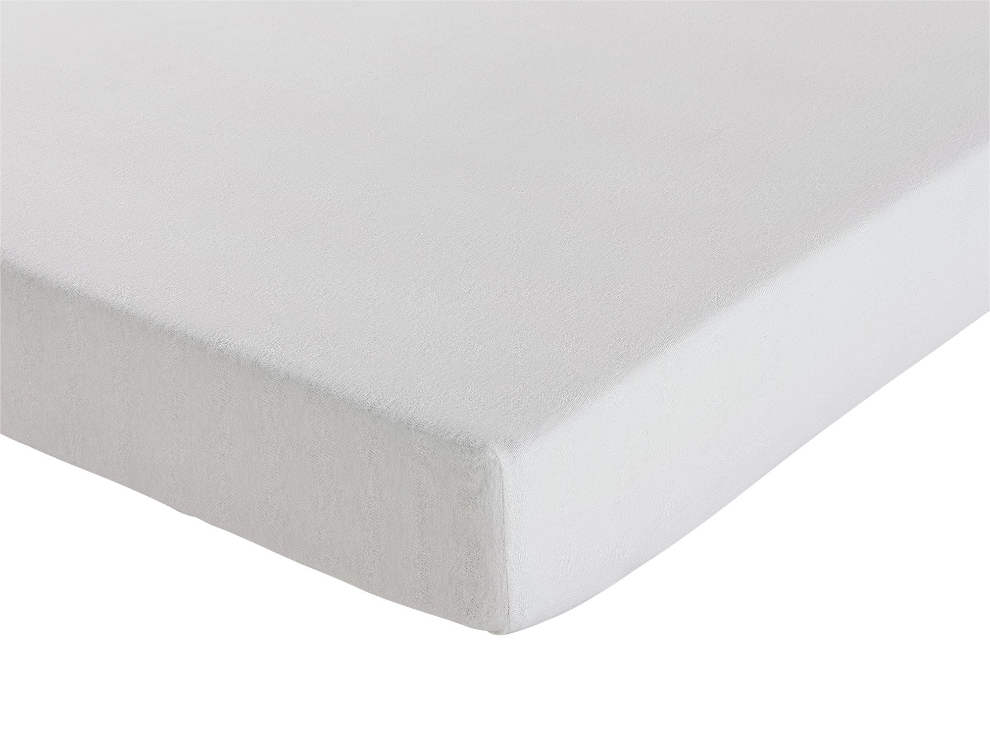 Argos Home White Brushed Cotton Fitted Sheet - Single