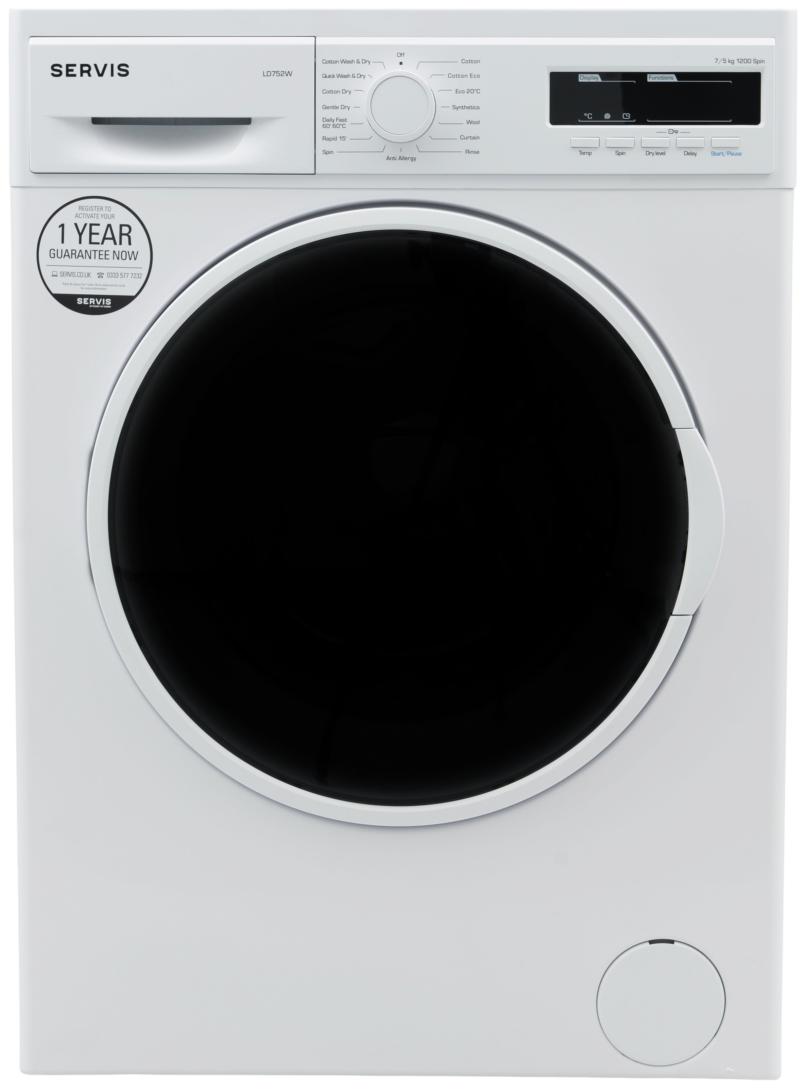 Servis WD752W Washer Dryer - White