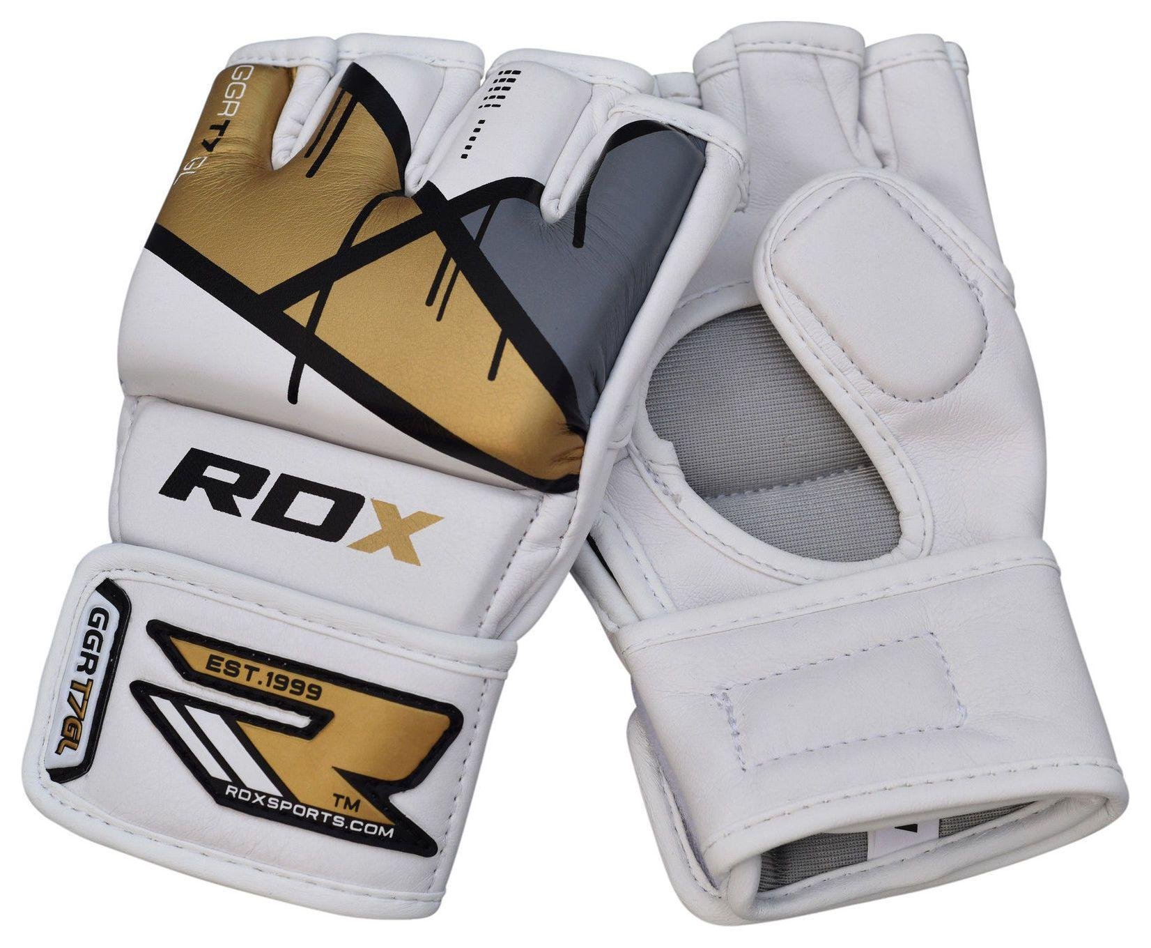 RDX Leather X Grappling Gloves Gold Review