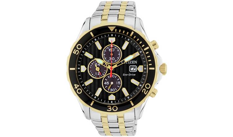 Men's Two Tone Eco Drive Citizen Watch