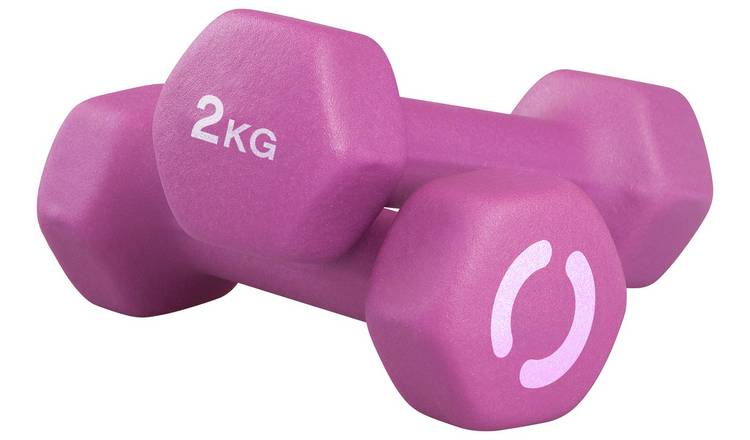 New Style Gym Custom Free Weights Fitness Dumbbells Set Pink