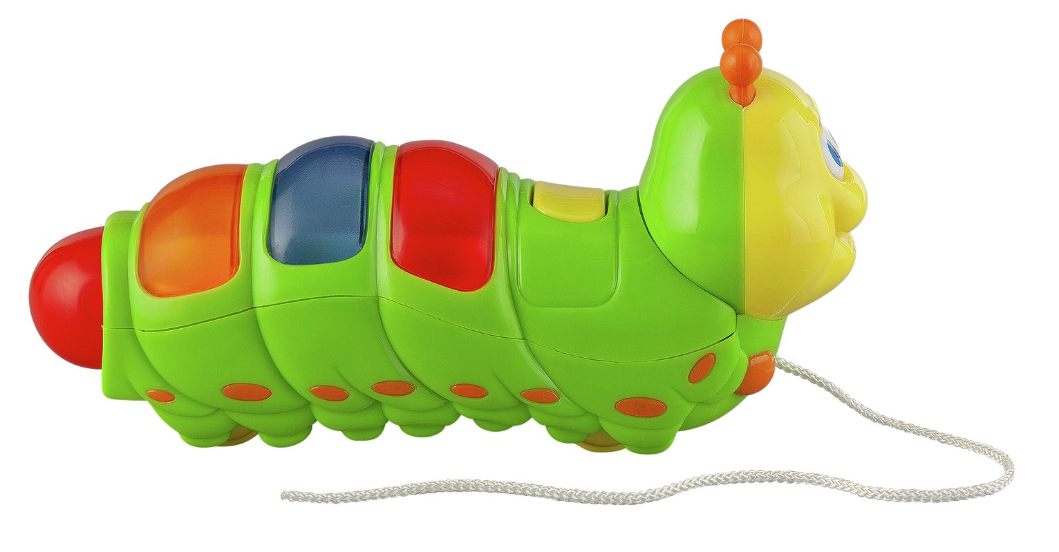 pull along caterpillar toy