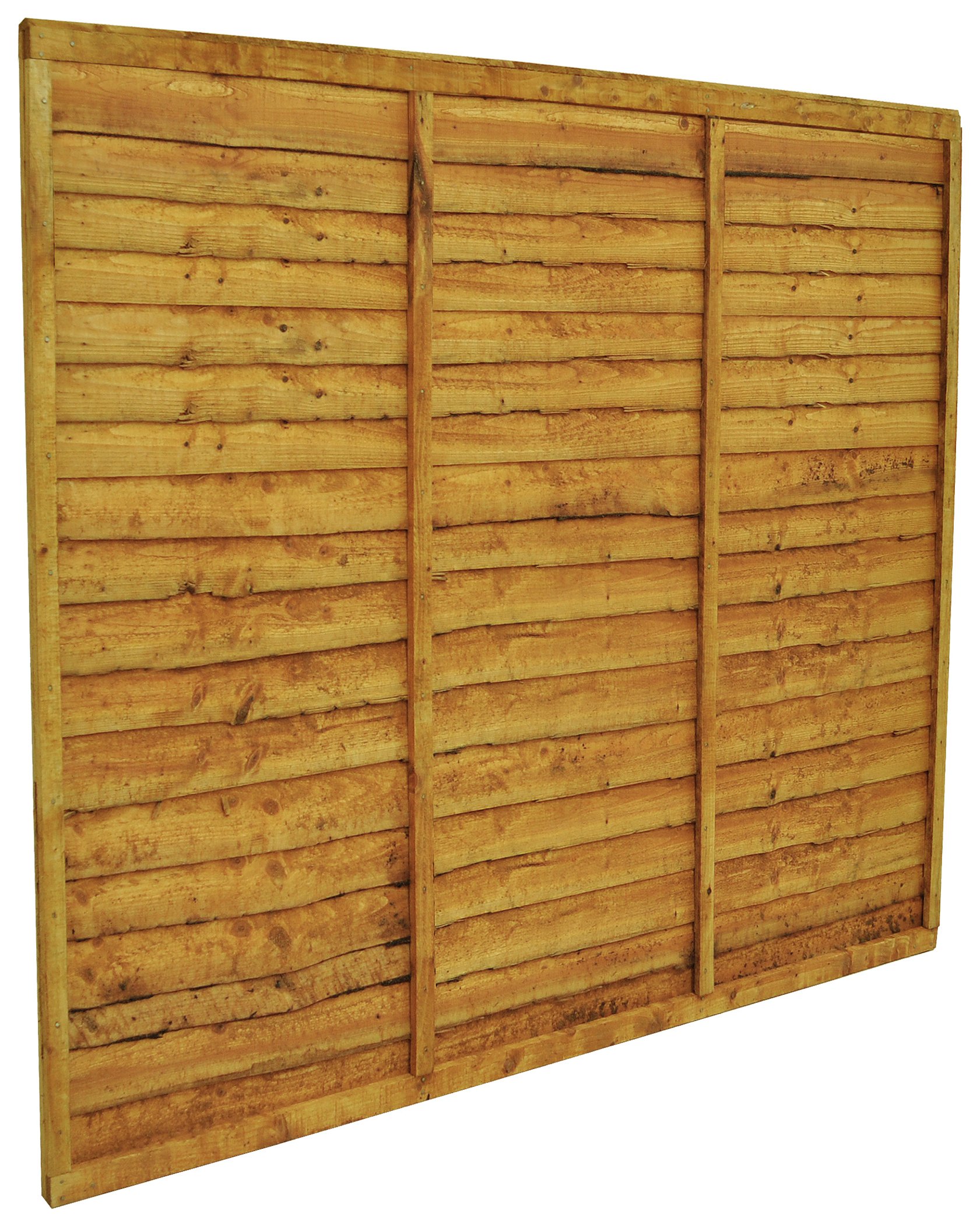 Forest 5ft (1.52m) Trade Lap Fence Panel - Pack of 3