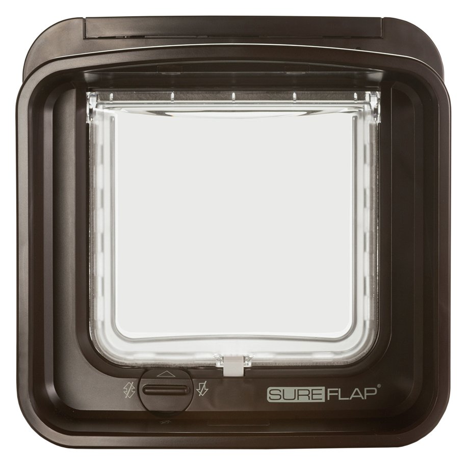 SureFlap Dual Scan Microchip Cat Flap - Brown