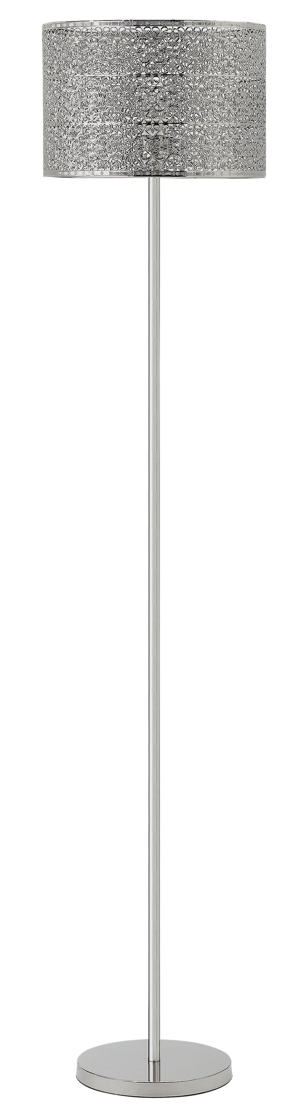 Argos Home Firenze Fretwork Floor Lamp - Nickel