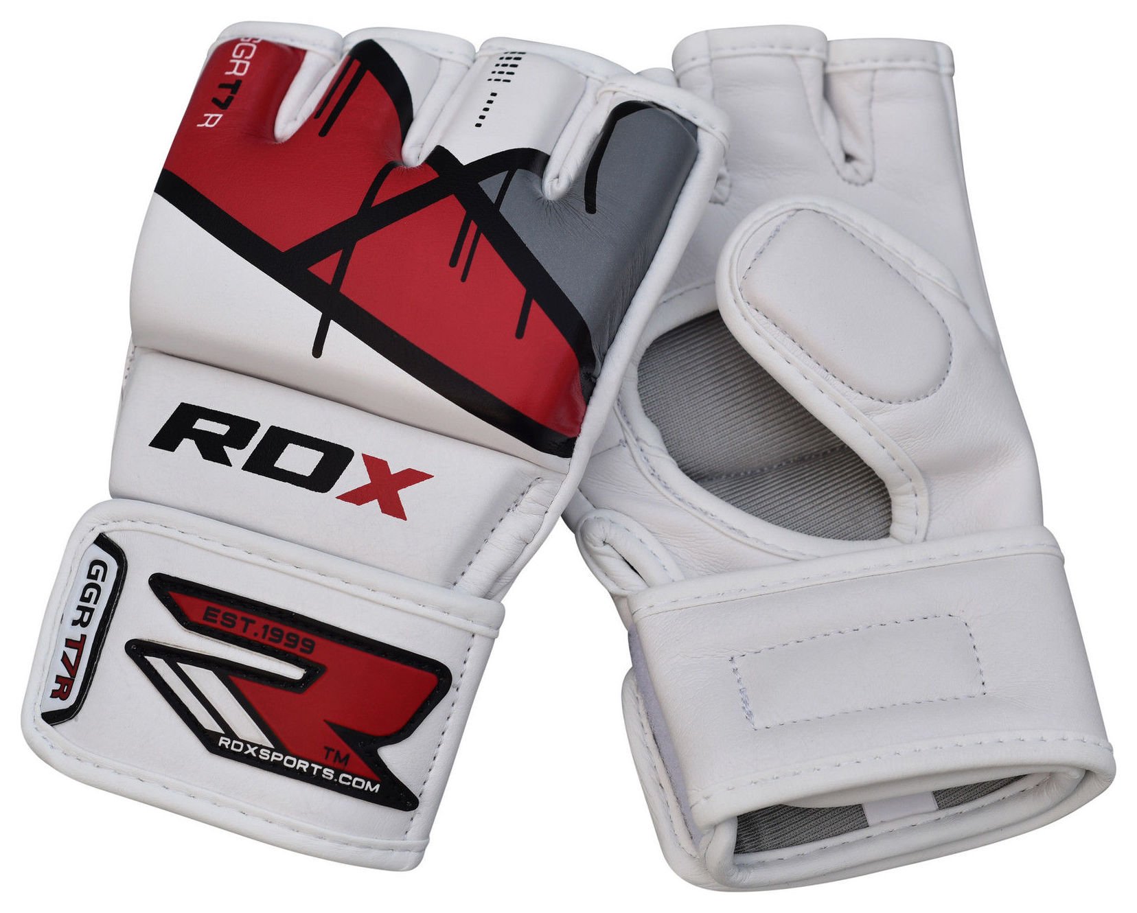 RDX Leather X Grappling Gloves Red Review