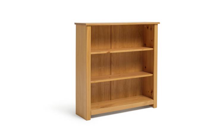 Buy Argos Home Porto 2 Shelf Solid Wood Bookcase - Pine ...