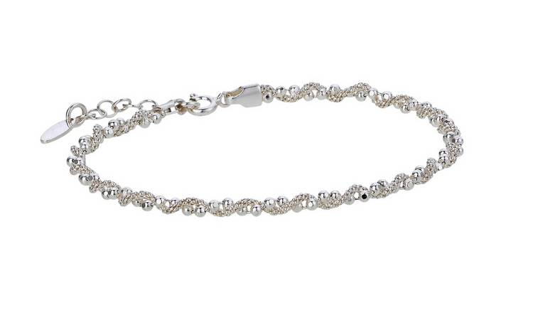 Buy Revere Italian Sterling Silver Popcorn Bead Bracelet | Womens ...