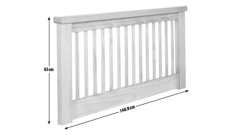 Argos double deals pine headboard