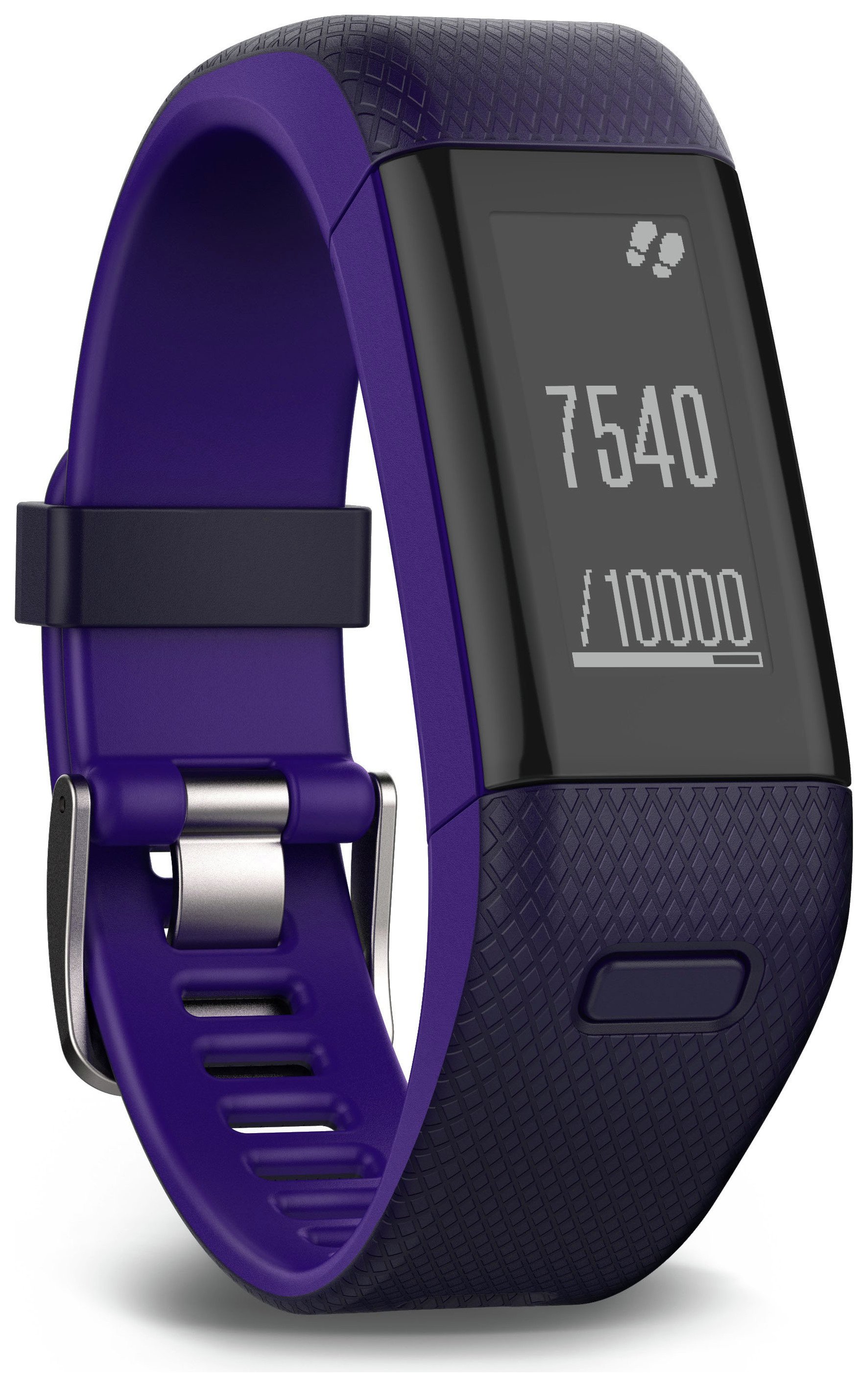Garmin Vivosmart HR+ GPS Activity Tracker, Purple - Regular