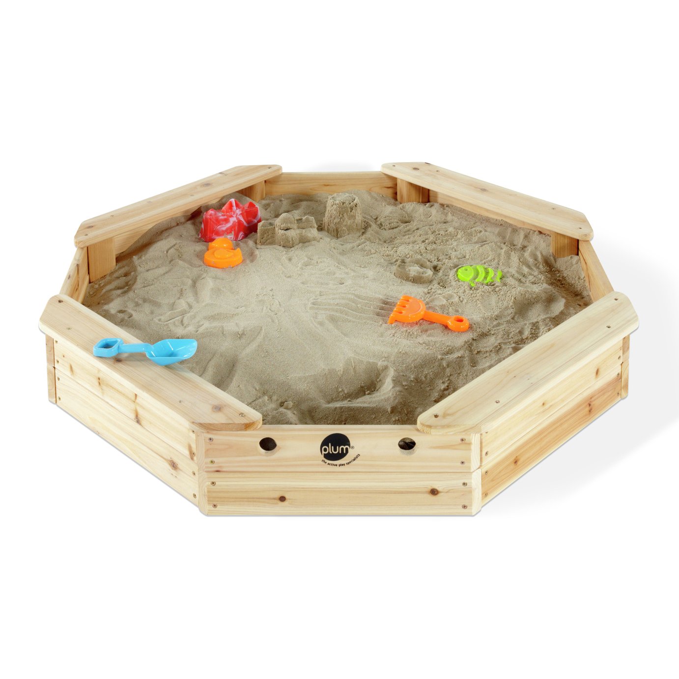 Plum Treasure Beach Wooden Sandpit.