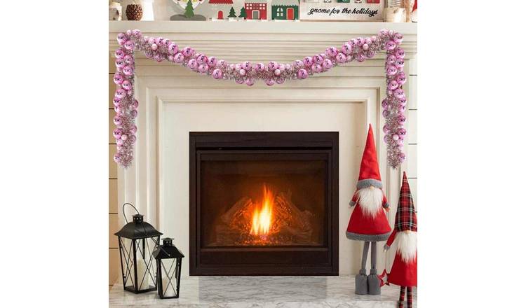 Walplus Christmas Baubles - Pink - 20 x 20 cm