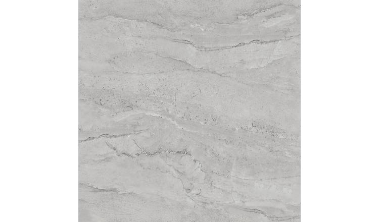 Grandeco Tallab Marble Stone Effect Textured Wallpaper - Grey