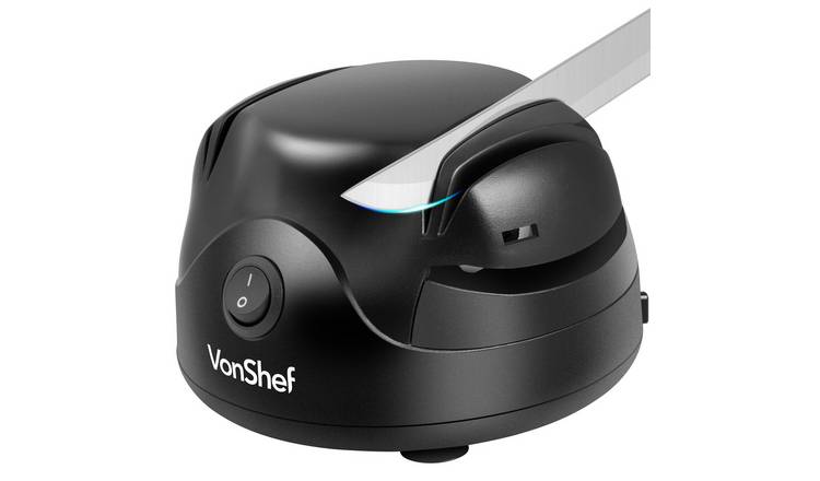 VonShef Electric Blade & Scissor Sharpener - Auto-Retractable Cord