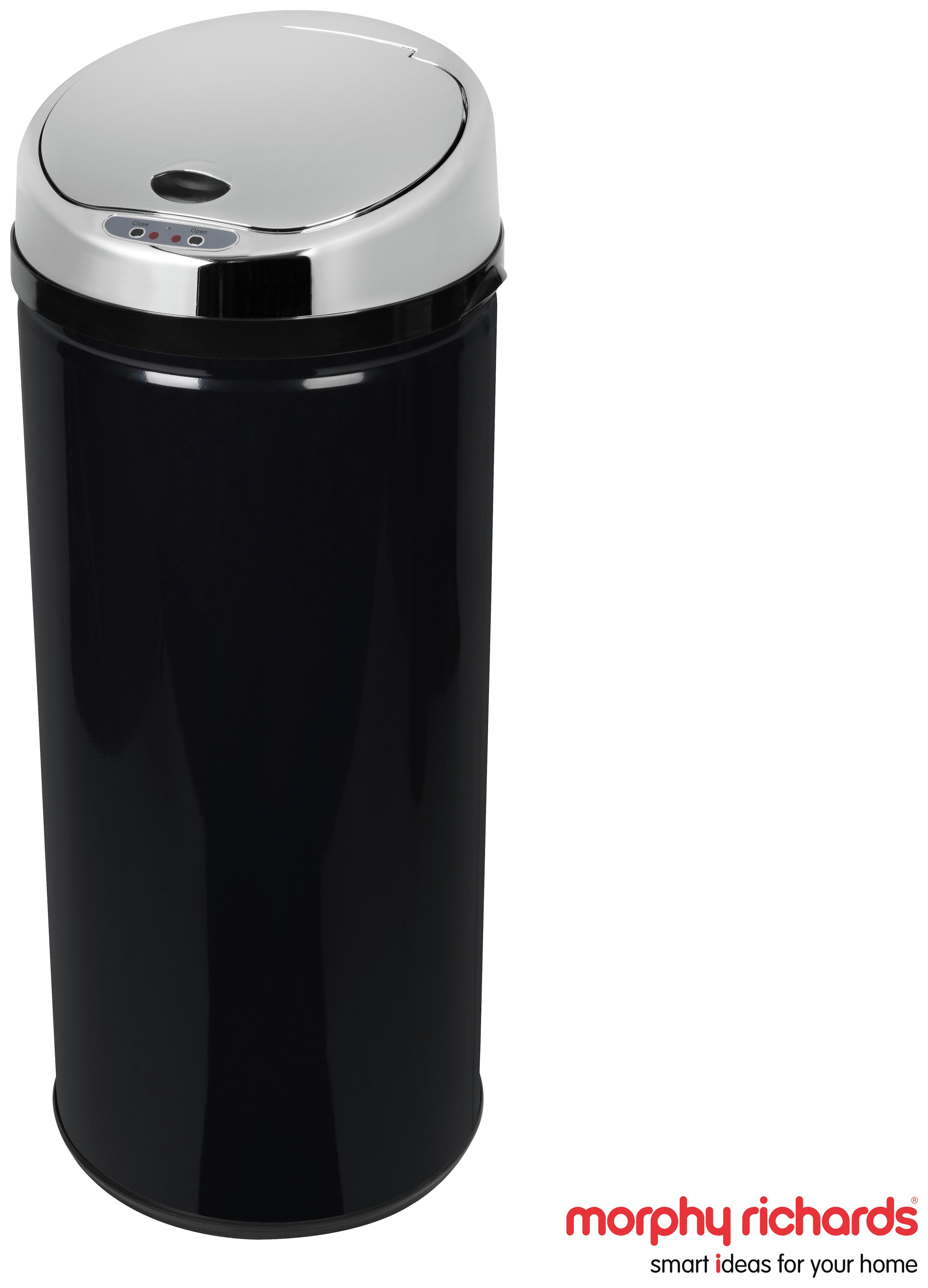 Morphy Richards 42 Litre Round Sensor Bin - Black