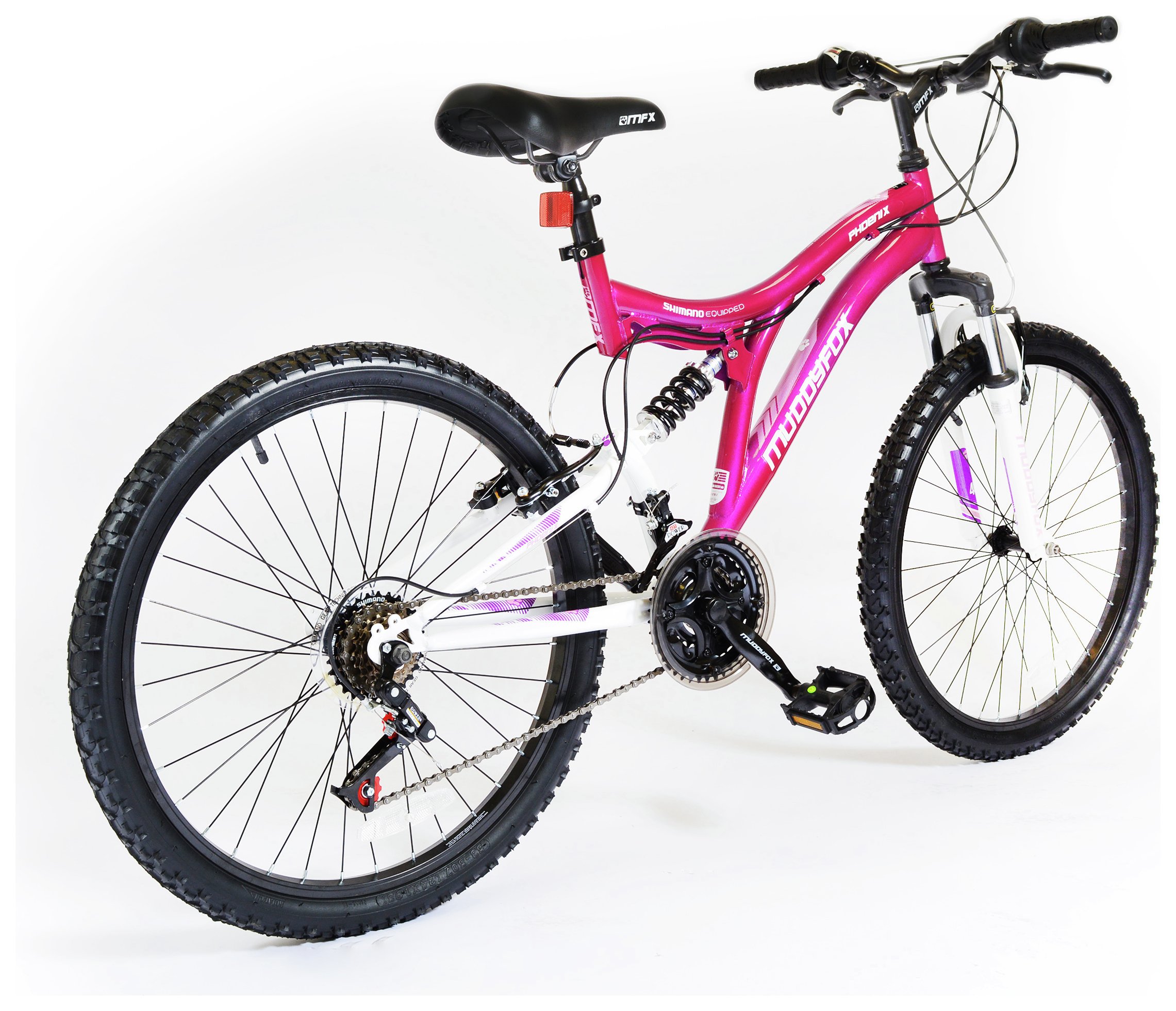 24 inch dual suspension bike