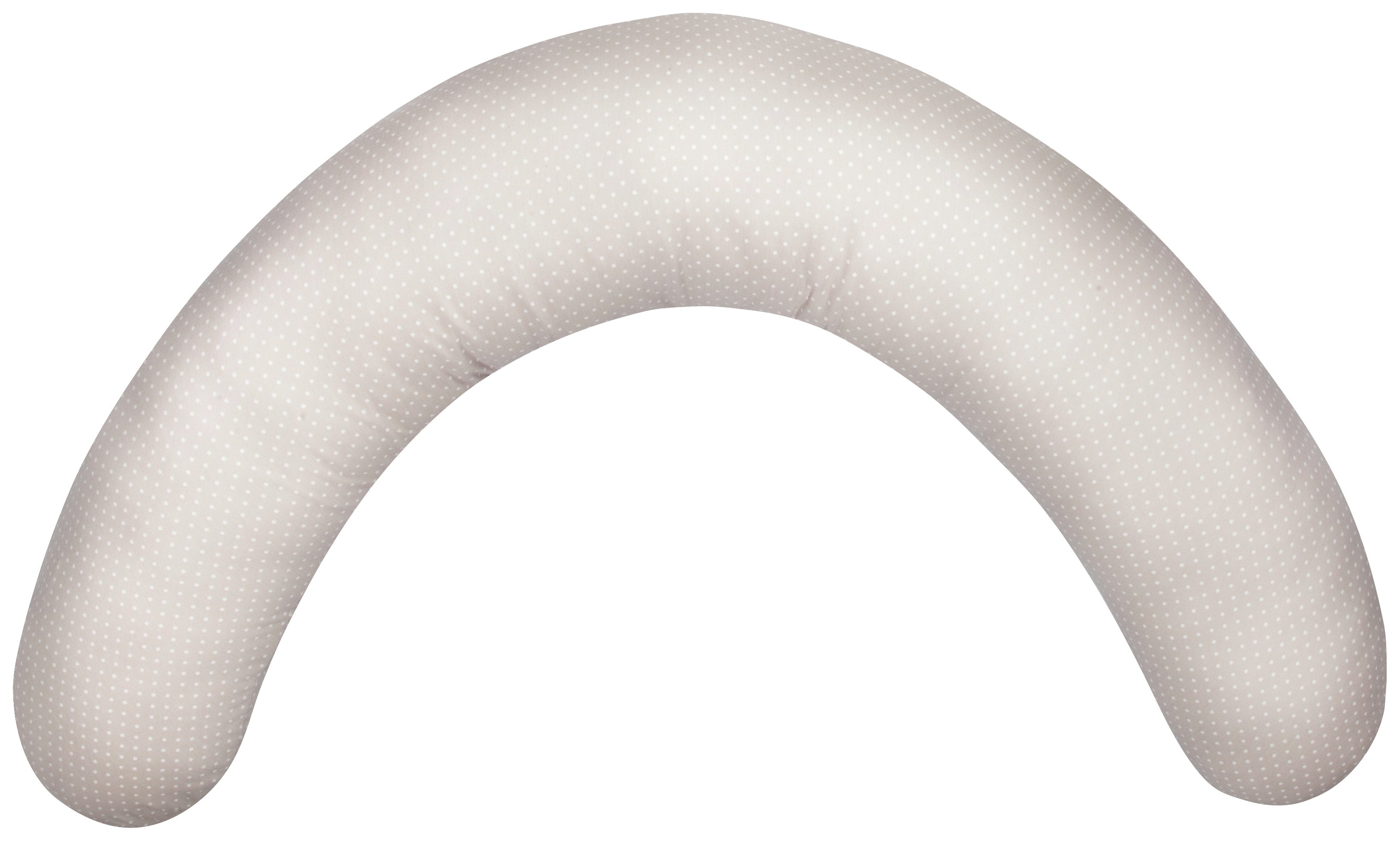 PurFlo Cool Comfort Pregnancy Pillow - Soft Truffle.