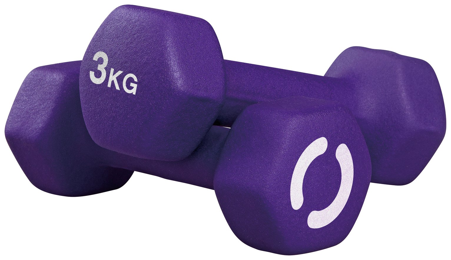 Opti Neoprene Dumbbell Set - 2 x 3kg