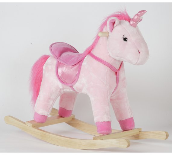 unicorn baby rocking horse