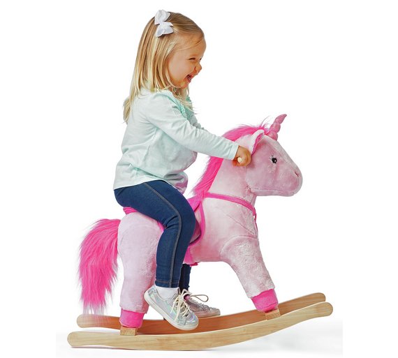 unicorn rocking horse pottery barn