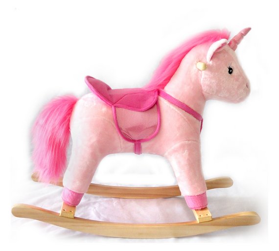 unicorn rocking horse with seat