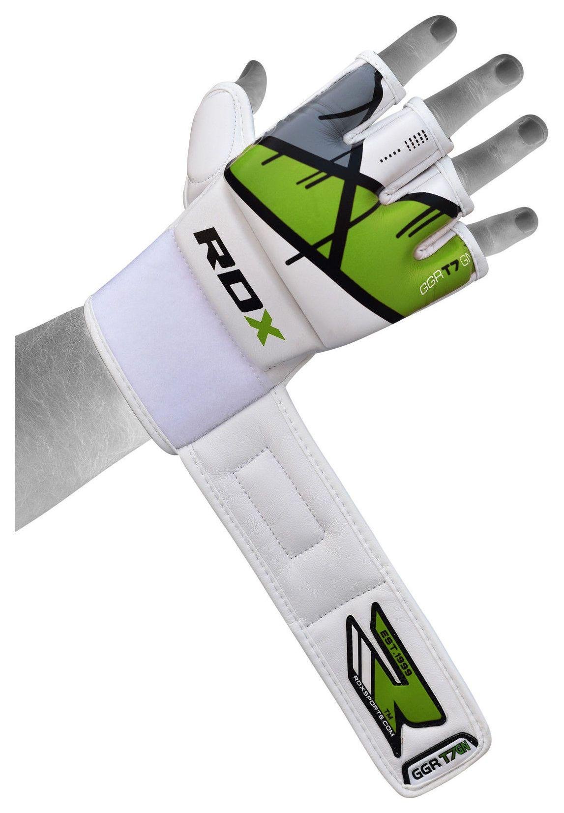 RDX Leather X  Green Grappling Gloves Review