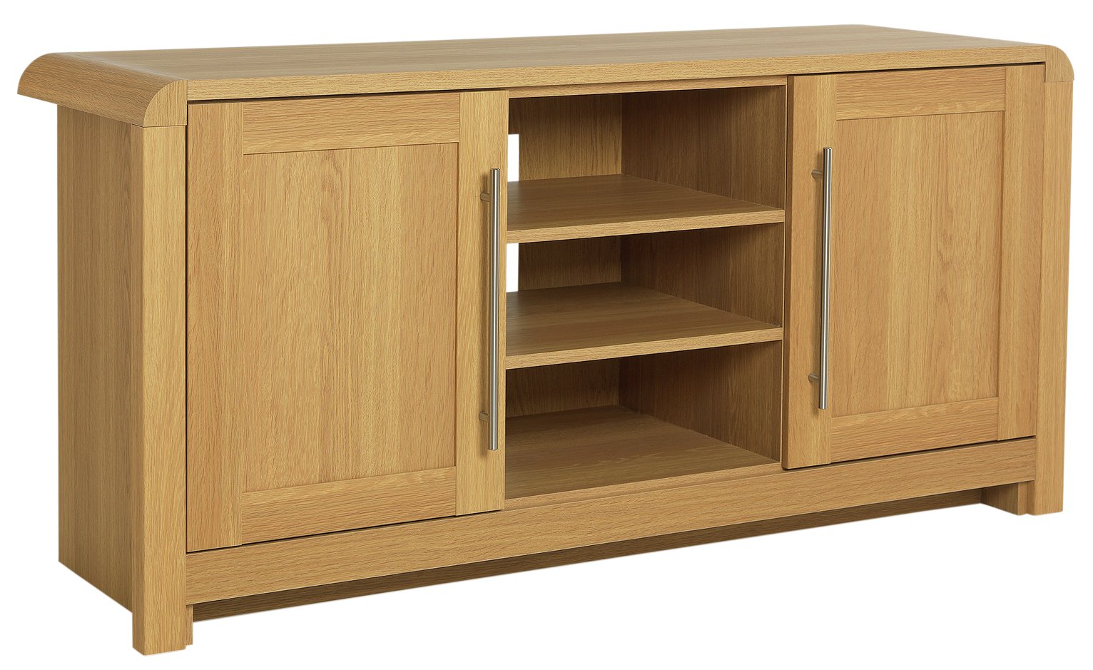 Argos Home Elford 2 Door Low Sideboard - Oak Effect