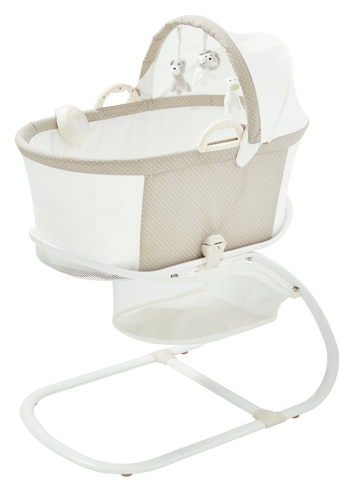 PurFlo PurAir Breathable Bassinet - Soft Truffle.