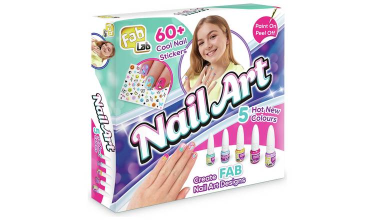 Buy FabLab Nail Art Kids Nail Polish Painting Set