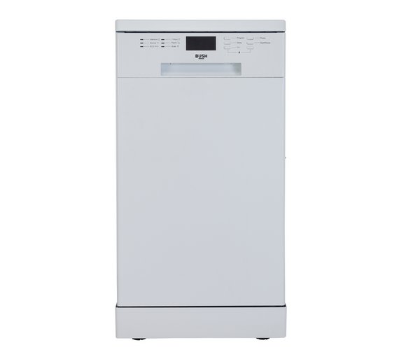 Buy Bush DWSL96W Slimline Dishwasher - White at Argos.co.uk - Your ...