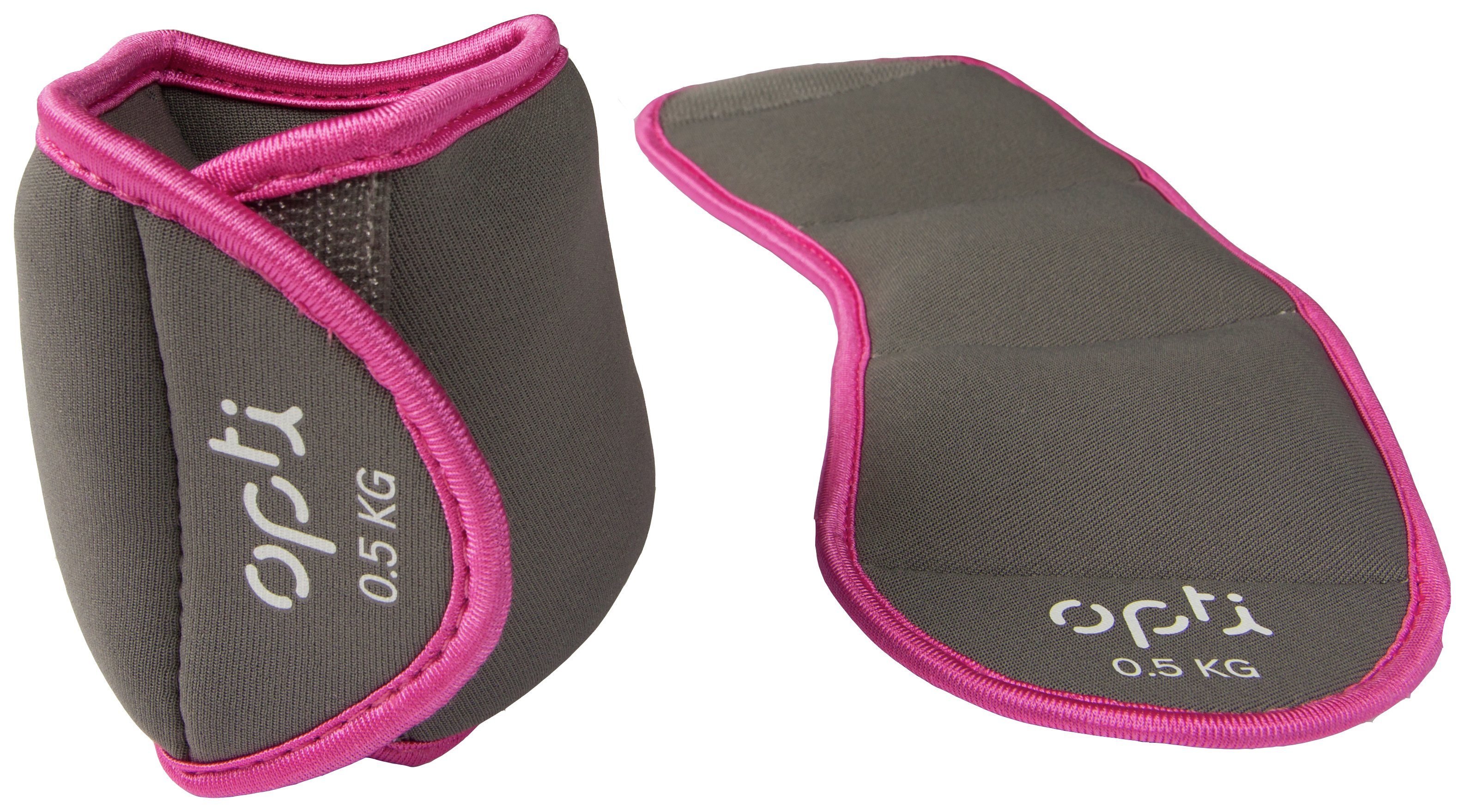 Opti Wrist Weights 2 x 0.5kg - Pink