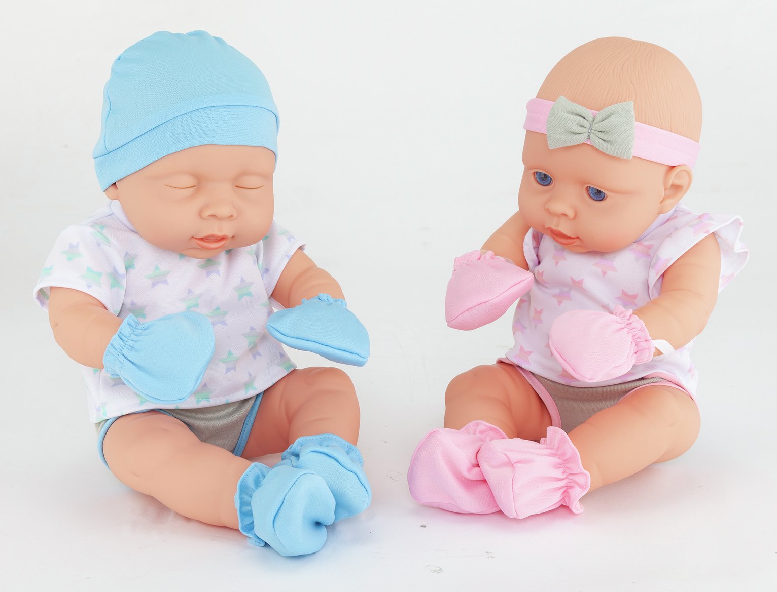 interactive twin baby dolls