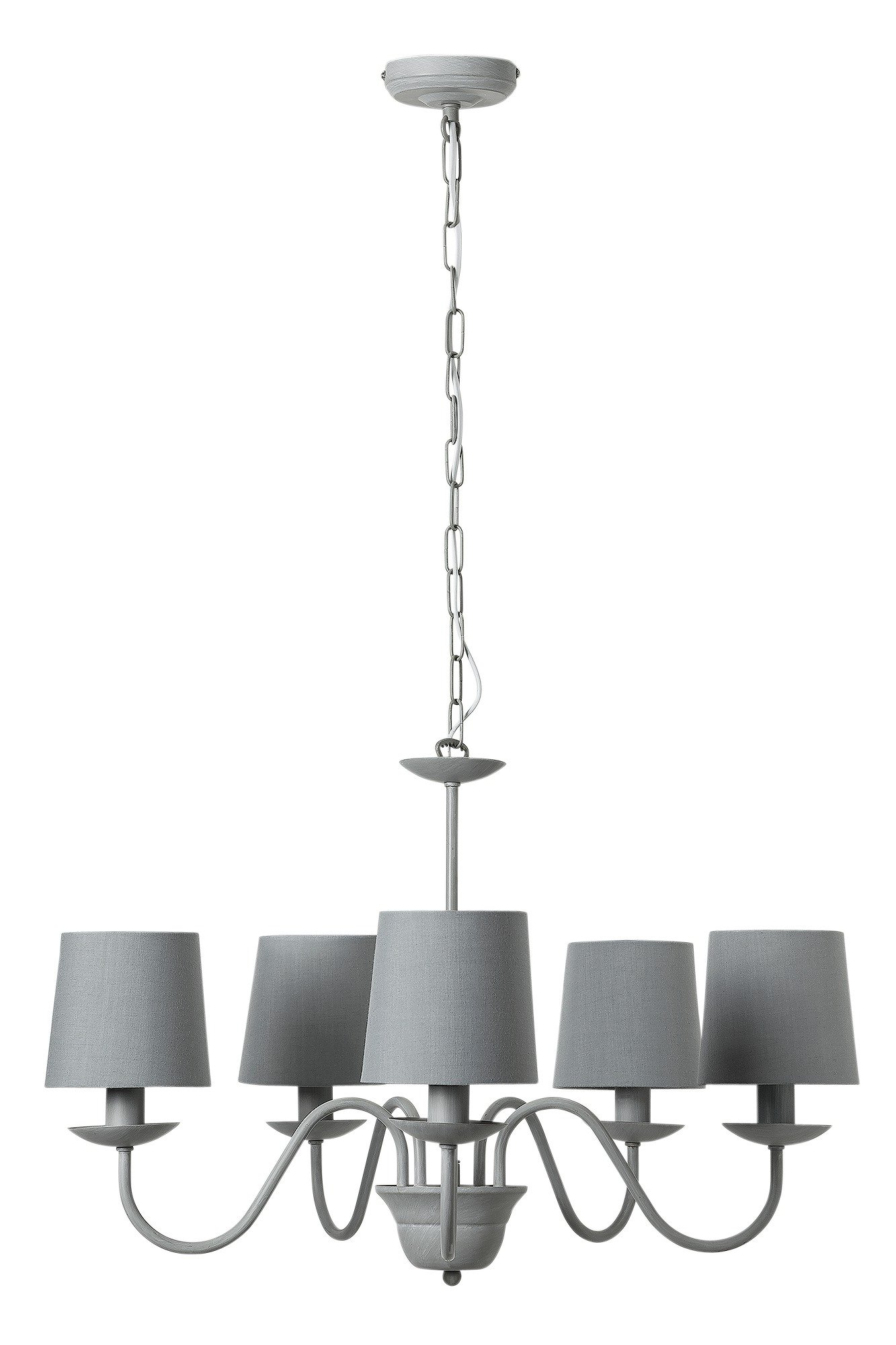 Argos Home Aster 5 Light Chandelier Ceiling Light - Grey