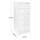 Habitat malibu deals 5 drawer tallboy