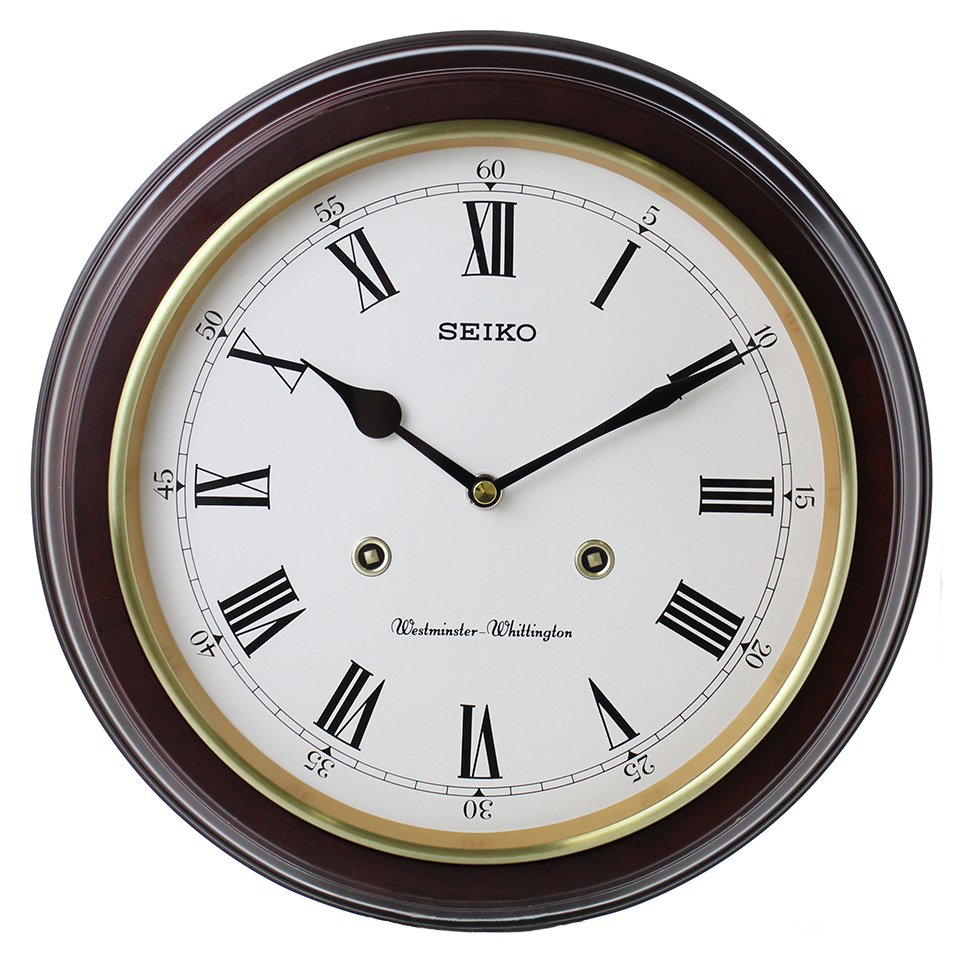 Seiko Wooden Round Dual Chime Wall Clock Review