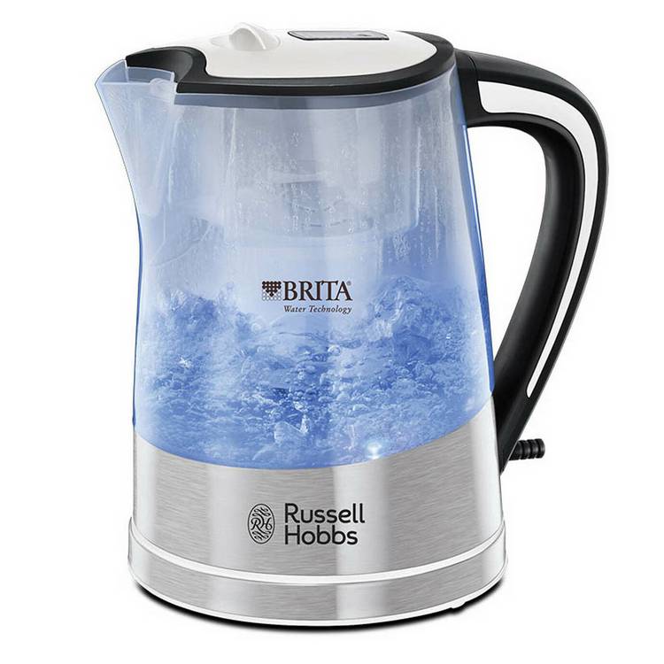 Russell Hobbs Brita Purity Filter Clear Plastic Kettle 22851 0