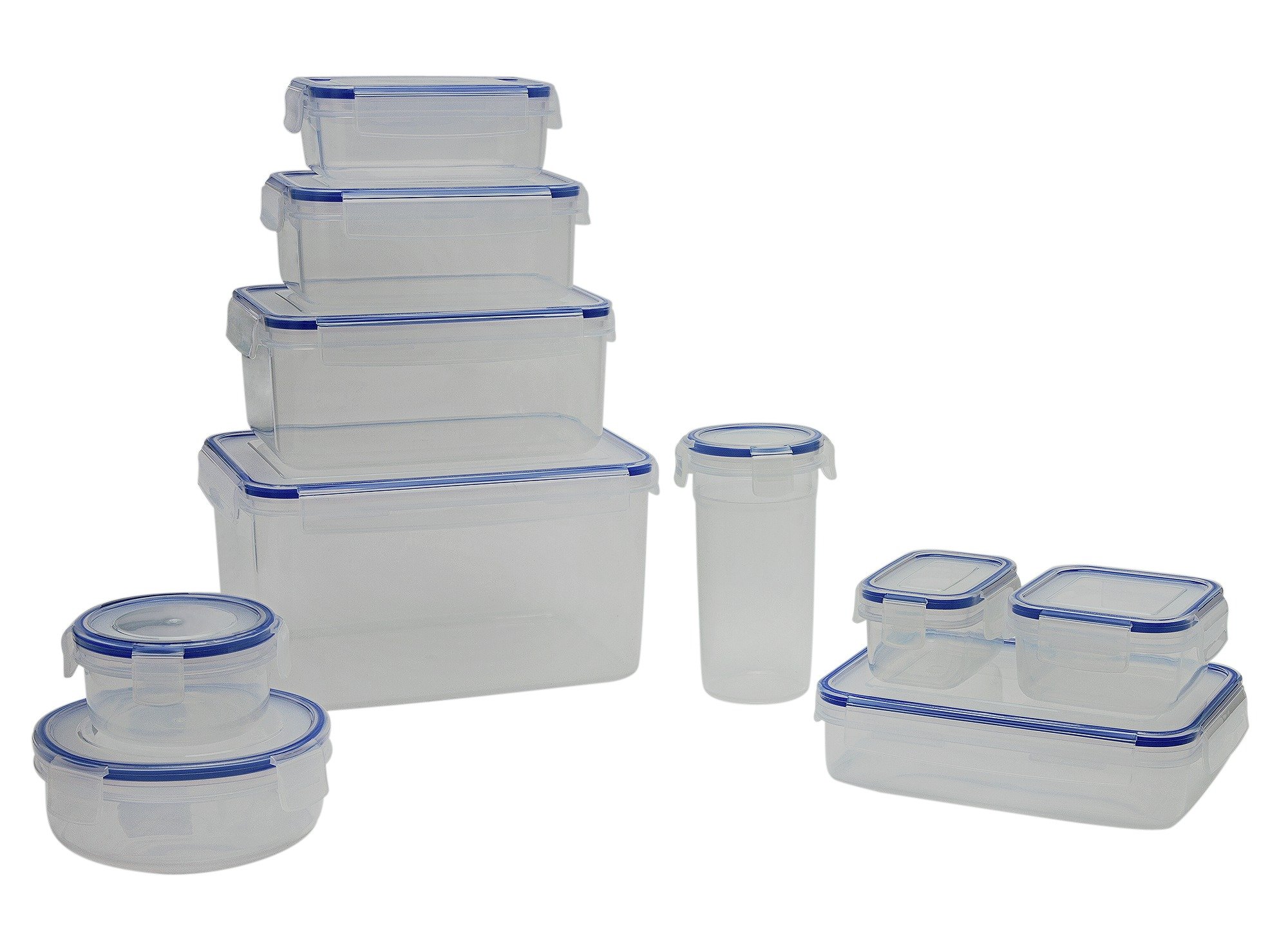 Addis 10 Piece Plastic Kitchen Storage Set