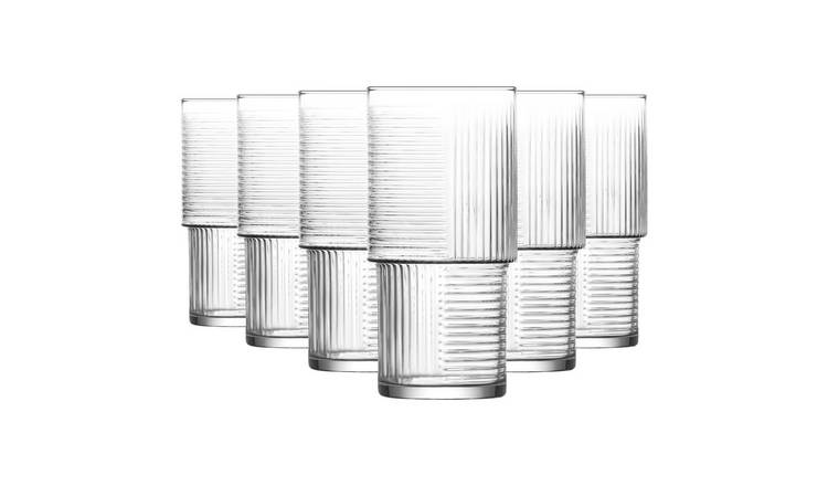 LAV Helen Stacking Highball Glasses - 400ml - Pack of 6