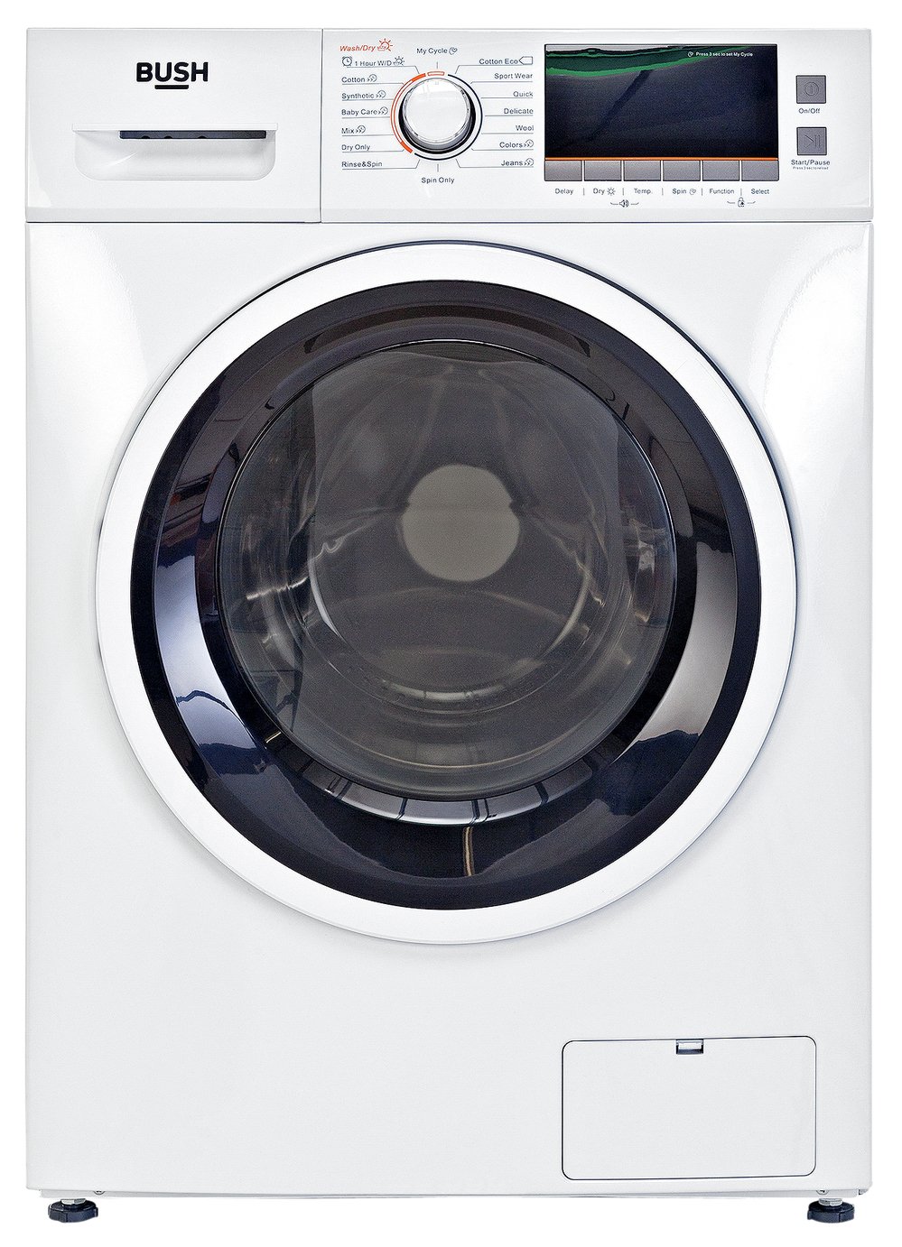 Bush WDNSX86W 8KG / 6KG 1400 SpinWasher Dryer - White