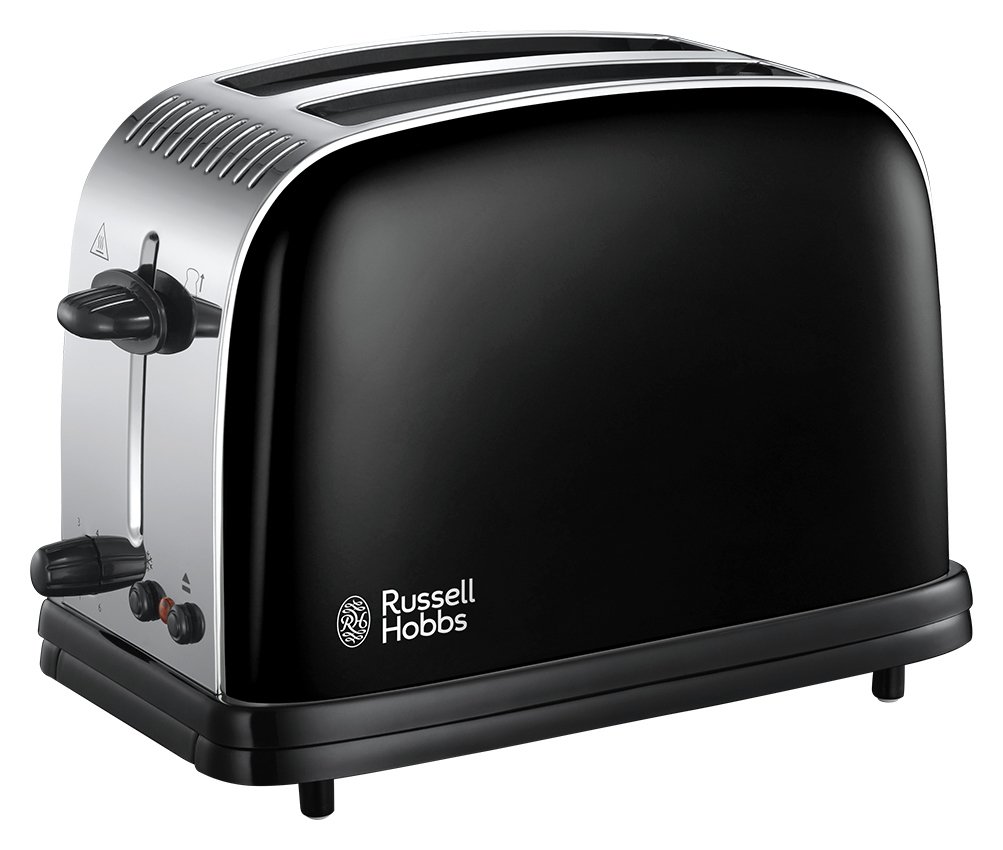 Russell Hobbs 23331 Colours Plus 2 Slice Toaster - Black