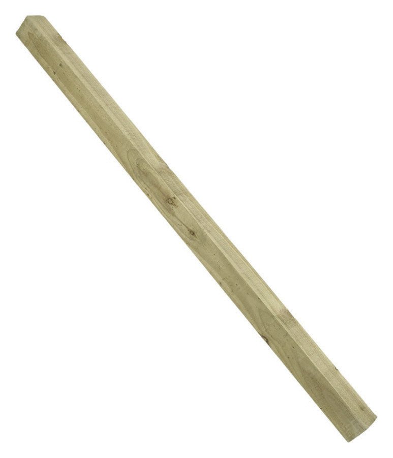 Forest 8ft x 3" x 3" Rough Sawn Fence Posts - Pack of 9